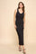 Black V-Neck Tank Maxi Dress