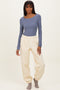 Cream Fleece Sweatpants