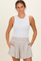 Sand Soft Washed Elastic Waist Shorts