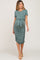 Olive Tie Waist Maternity Dress