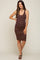 Multicolor Striped Rib Knit Maternity Dress