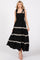 Black Smocked Maxi Dress