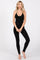 Black Halter Fitted Jumpsuit