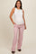 Pink Basic Maternity Dress Pants