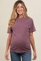 Plum Basic Maternity T-Shirt