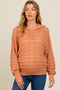 Salmon Pointelle Knit Maternity Sweater