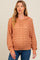 Salmon Pointelle Knit Maternity Sweater