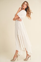 White Flowy Dress