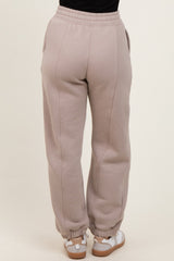 Light Mocha Drawstring Relaxed Fit Sweatpants