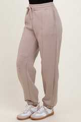 Light Mocha Drawstring Relaxed Fit Sweatpants