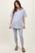 Heather Grey Oversized Crewneck Short Sleeve and Legging Maternity Set