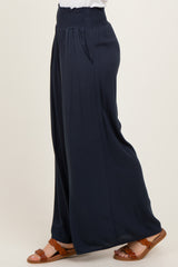 Charcoal Wide Smock Waist Pants