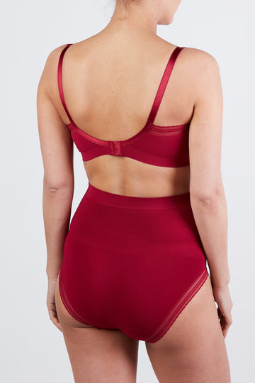 Burgundy Cache Couer Maternity Milk Brief