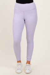 Lavender Ribbed Leggings
