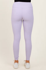 Lavender Ribbed Leggings
