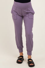 Lavender Maternity Joggers