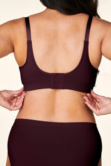 Burgundy Bravado Designs Balconnette Bra