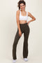 Olive Flared Leggings