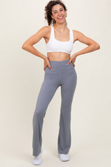Light Grey Maternity Flared Leggings