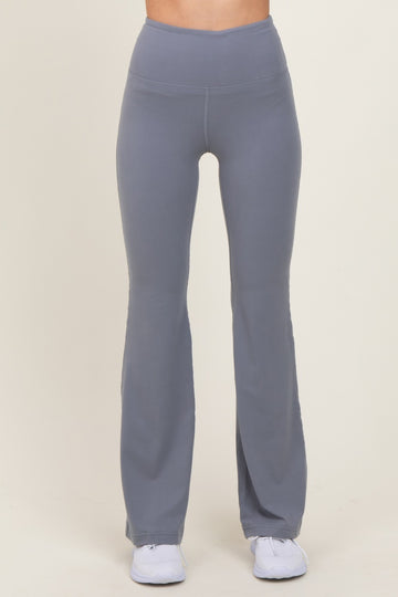 Light Grey Flared Leggings