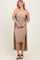 Cream Ribbed Cardigan 2 Piece Set