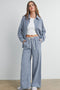 Blue Checker Plaid Button Down Shirt