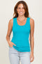 Turquoise Textured Tank Top