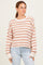 Pink Multicolor Stripe Sweater
