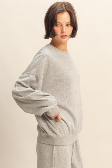 Heather Gray Long Sleeve Sweatshirt