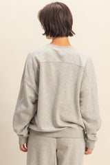 Heather Gray Long Sleeve Sweatshirt
