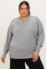 Vintage Wash French Terry Plus Pullover
