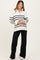 Black Brushed Knit Flare Leg Maternity Pants