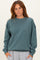 Dusty JadeFleece Crew Neck Relaxed Fit Sweatshirt