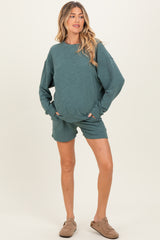 Jade Maternity Pullover & Shorts Set
