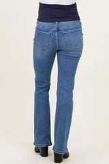 Blue Classic Wash Maternity Bootcut Jeans