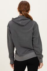 Charcoal Soft Fleece Pocket Hoodie