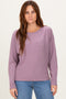 Violet Dolman Sleeve Knit Top