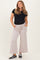 Beige Ankle Wide Leg Maternity Lounge Pants