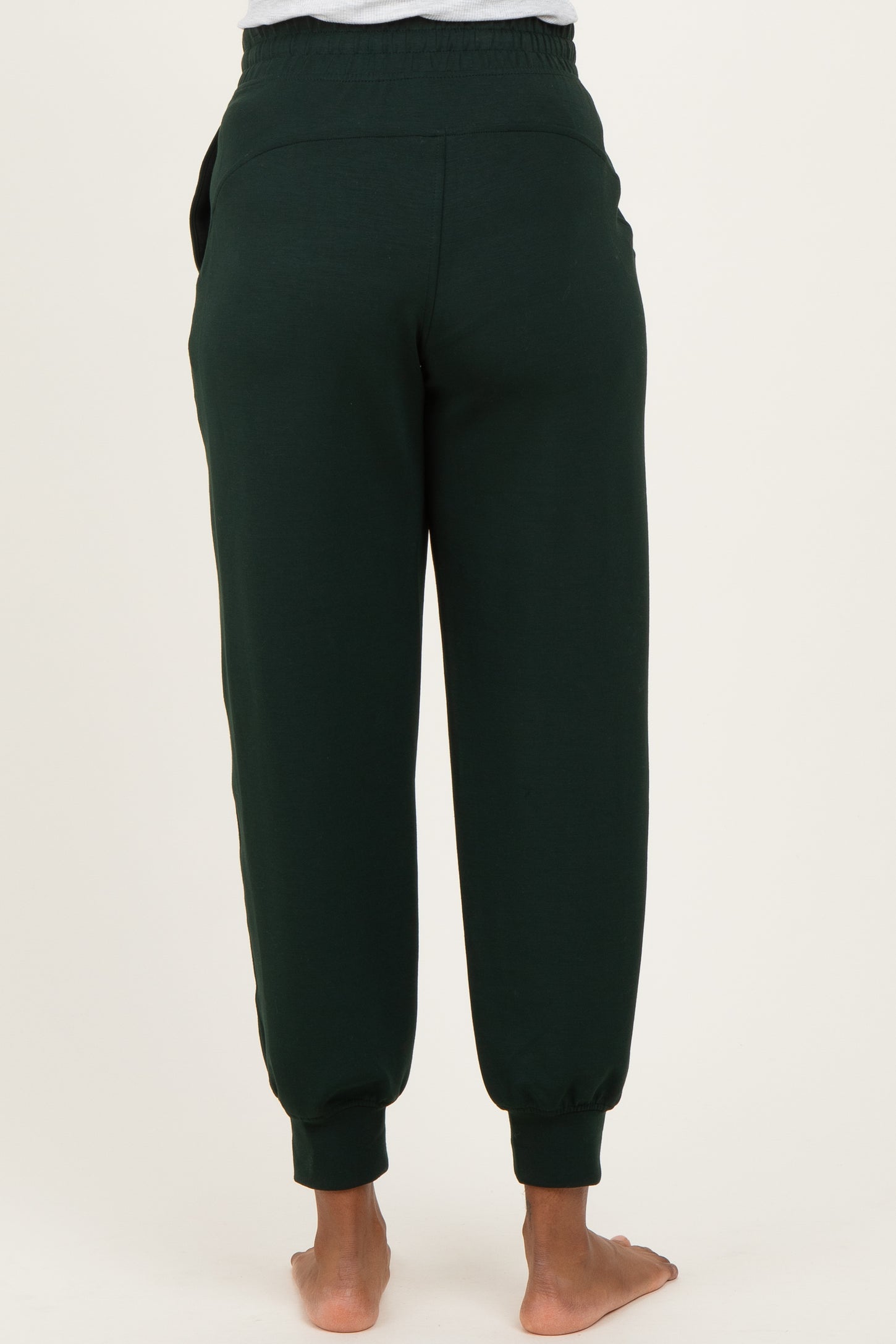 Forest Green Maternity Jogger Pants