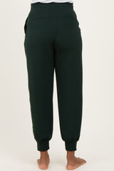 Forest Green Maternity Jogger Pants