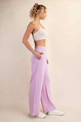 Light Pink Stripe Detail Maternity Lounge Pants
