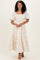 Ivory Rose Floral Smocked Maxi Dress