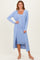 Blue Ribbed Cardigan 2 Piece Set