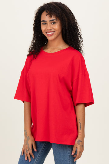 Ruby Cotton Oversized Tee