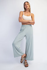 Mint Ankle Wide Leg Maternity Pants