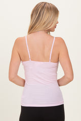 Pale Pink Basic Adjustable Strap Cami