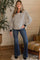 Dark Wash Relaxed Flare Maternity Jeans