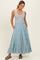 Sage Tiered Maxi Skirt