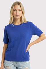 Royal Short Sleeve Basic Knit Maternity Top