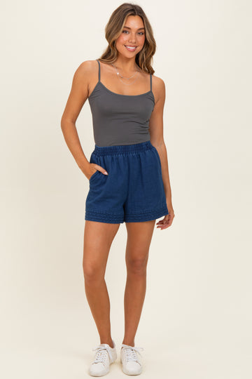 Charcoal Basic Adjustable Strap Cami
